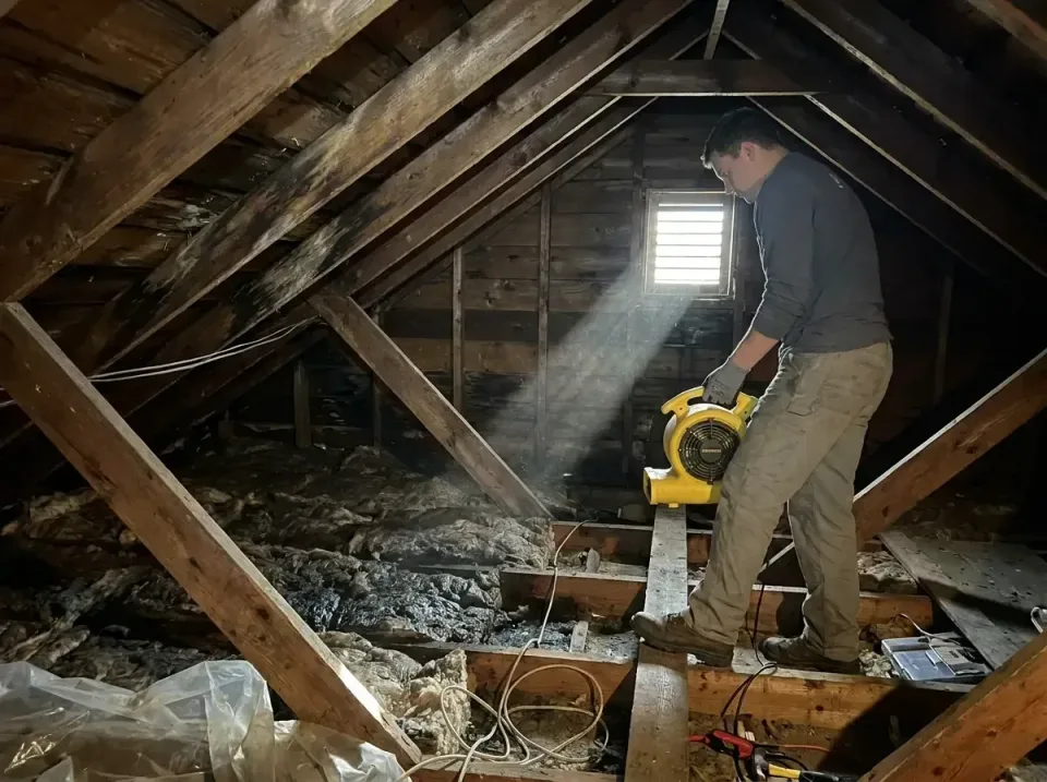 attic-water-damage-drying-proc-007 — frequently asked questions, Emergency Water Extraction & 24/7 Flood Response in Cloquet…